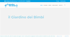 Desktop Screenshot of ilgiardinodeibimbi.org